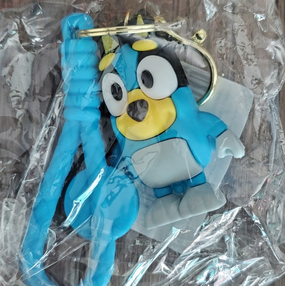Bluey cartoon character keychain